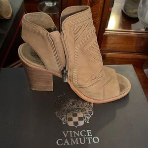 Vince Camuto Women’s Peep Toe Booties